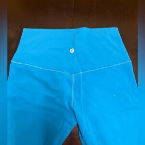 Blue lululemon align size 8 inseam 25’